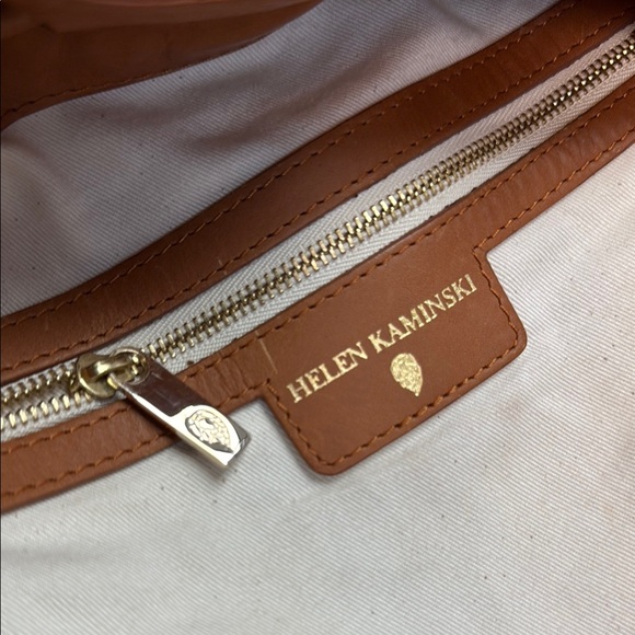 Helen Kaminski Leather and Woven Straw Bucket Bag - Picture 3 of 14